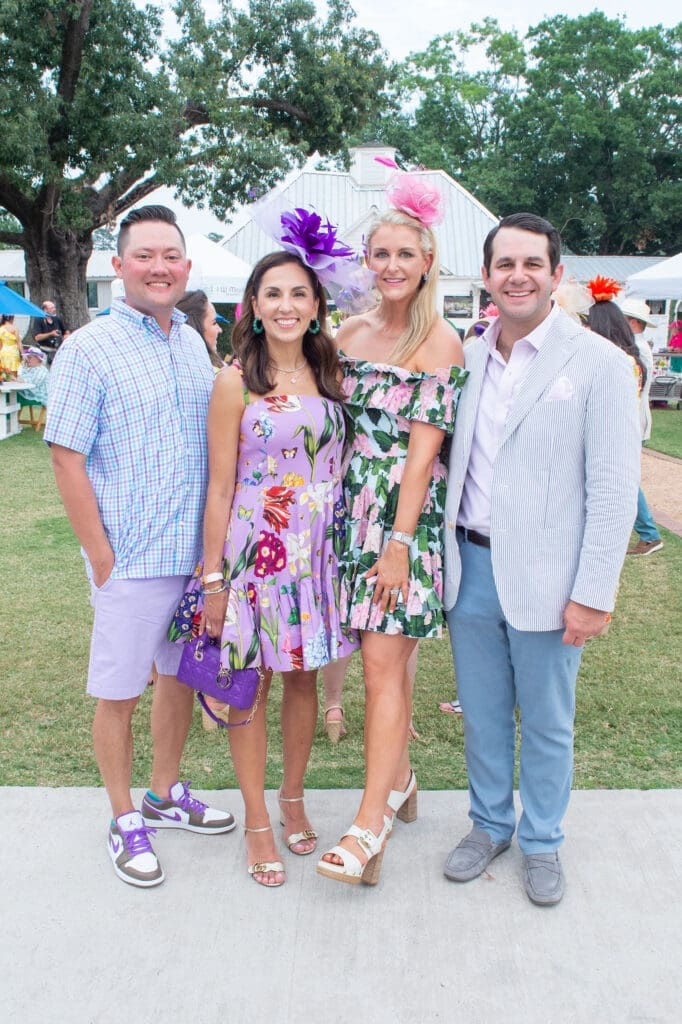 Stephen and Julie Chen, Alice and J.W. Lodge photo by Jacob Power