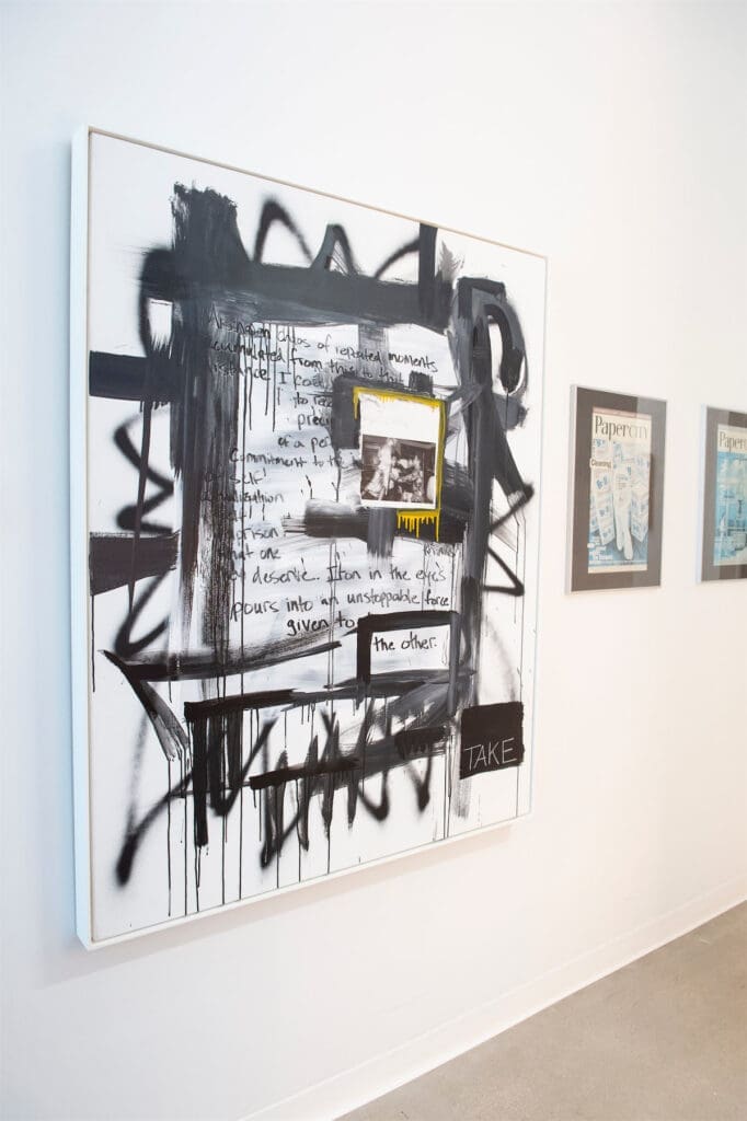 William Atkinson, “A Drink,” 60 in x 48 in, 2019. (Photo by Mark Anthony Nelson)