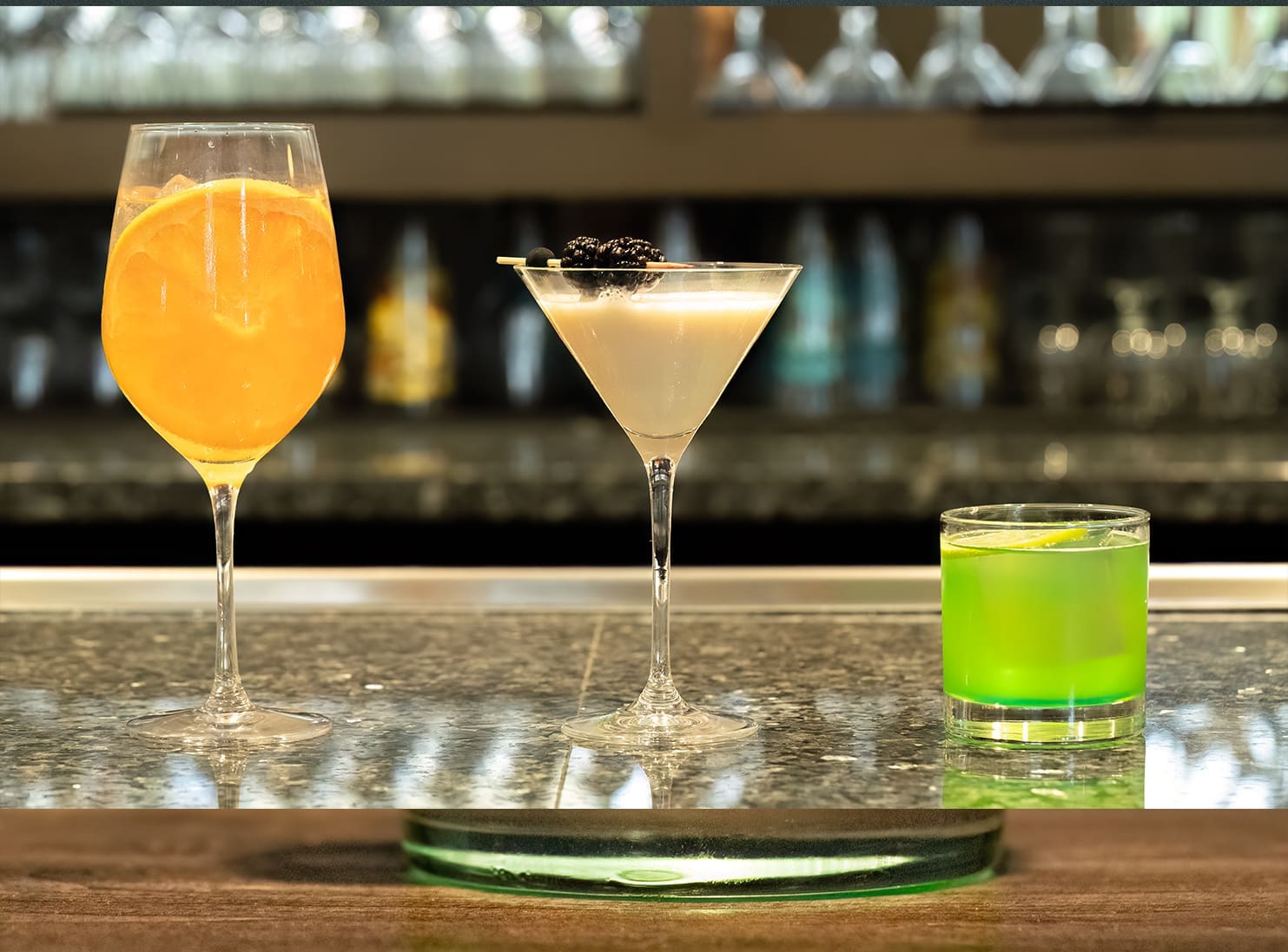Janet Jackson's cocktail at at E'terie Bar & Grill comes with a slice of grapefruit, The Dave Matthews' "Dream" and the Snoop Dog/Wiz Khalifa drink will be featured this summer when each Embassy Suites serves up summer cocktails.