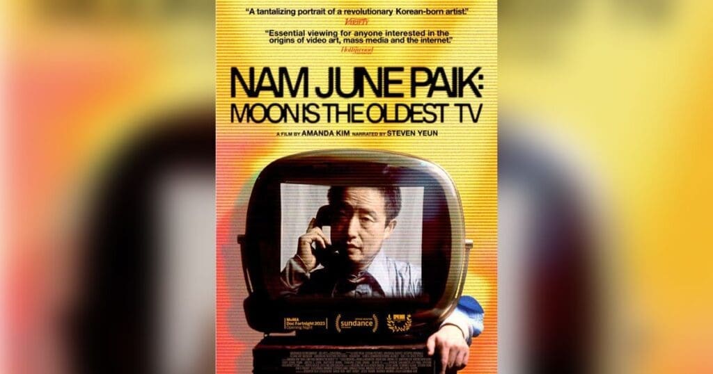 First-time director Amanda Kim's documentary "Nam June Paik: Moon Is the Oldest TV" (2023) screens at the MFAH through Sunday, May 21, 2023. (Courtesy Museum of Fine Arts Houston)