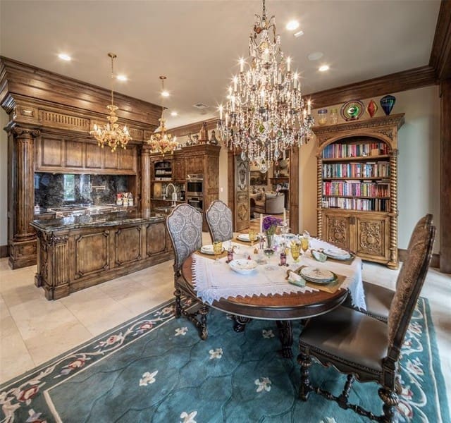 A second cooking area in the mansion at 6 West Rivercrest in Briar Forest 