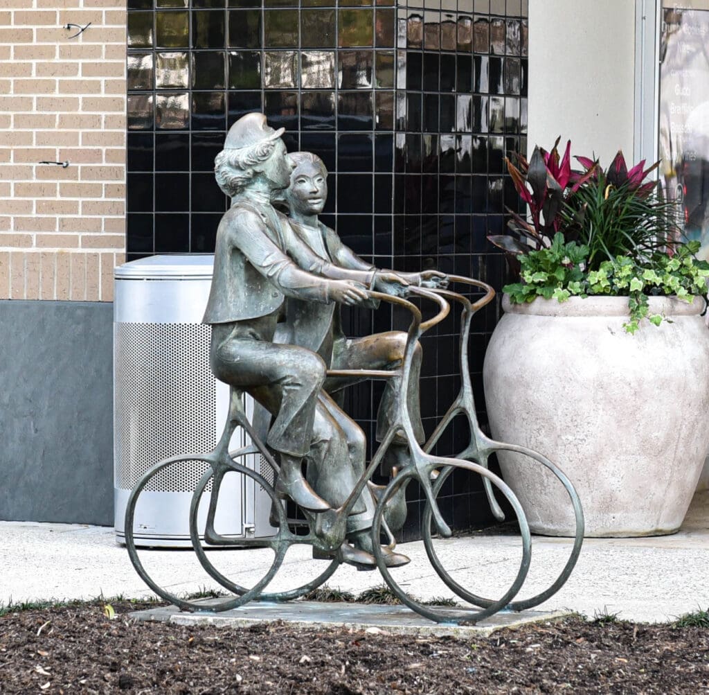 Public art has always been a priority in The Woodlands, going back to its initial development and founder, George Mitchell, according to Executive Director of The Woodlands Arts Council Jenny Carattini-Wright. (Photo by Jessica T. Payne)