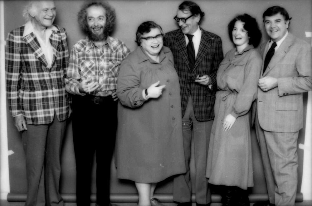 Beaumont Newhall, Hollis Frampton, Estelle Jussim, John Szarkowski, Anne Wilkes Tucker, and Peter Bunnell: panelists for Ruth K. Shartle Memorial Symposium, October 26–28, 1979 (Courtesy the Collection of the Museum of Fine Arts, Houston)