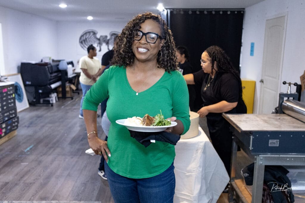 Reneisha Henry at the April Emerging Collectors Brunch (Photo by Patrick Buckner)