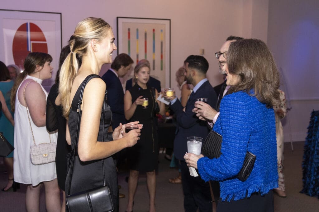 Texas Ballet Theater's celebratory evening kicked off with a cocktail reception. (Photo by Sharon Ellman)