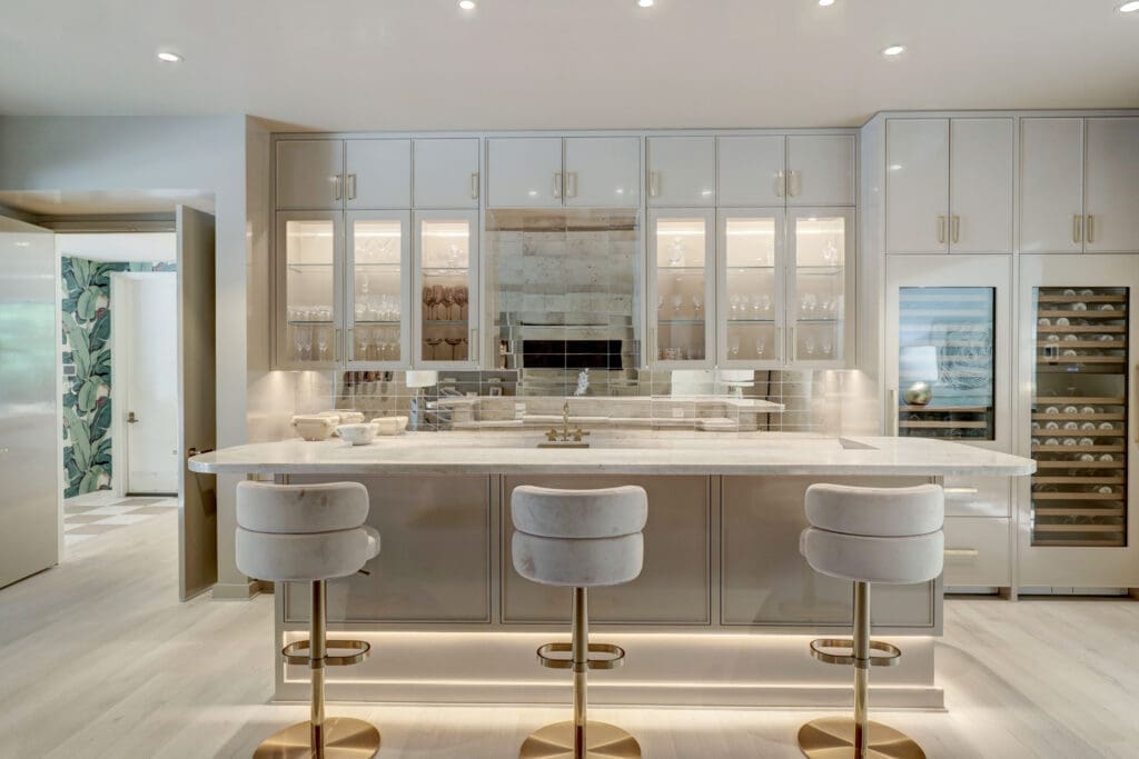 Built in 1976, the house at 3404 Chevy Chase was renovated and updated in 2022. (Photo by TK Images)