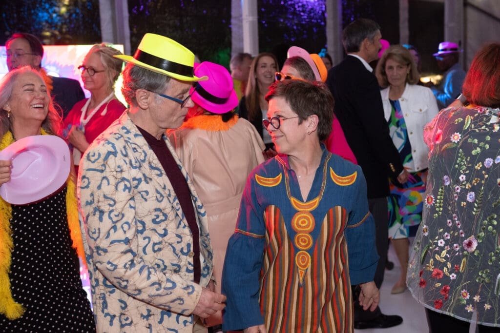 Guests on the dance floor at the Glassell School of Art 'weird' gala  (Photo by Wilson Parish)