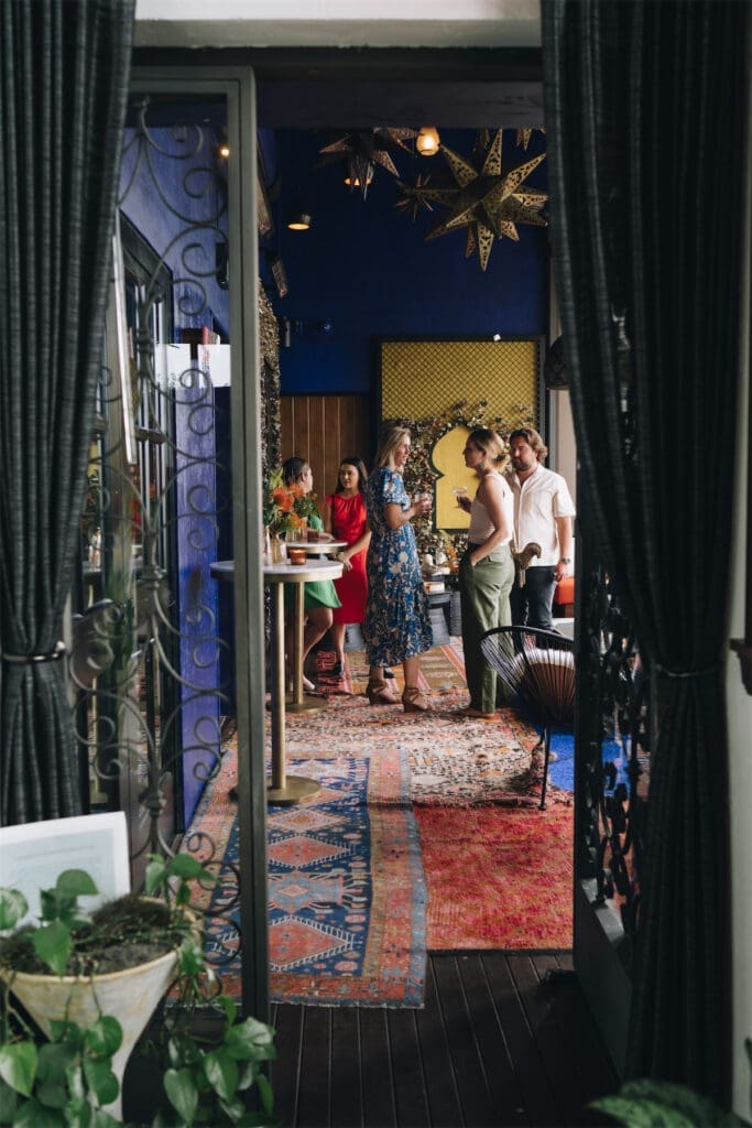 Guests enjoy an aromatic experince in the Morrocan room (Photo by Afritina Coker )