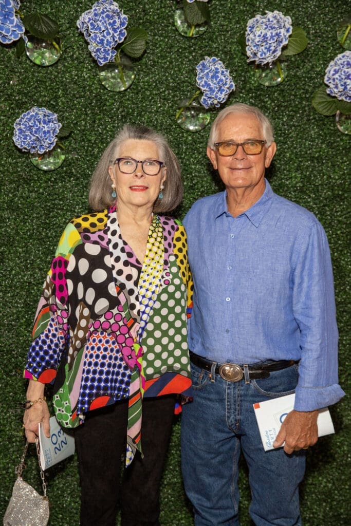 Maudie Carter, Boyd Parker at the 2023 Glasstire Party & Auction (Photo by Jenny Antill Clifton)