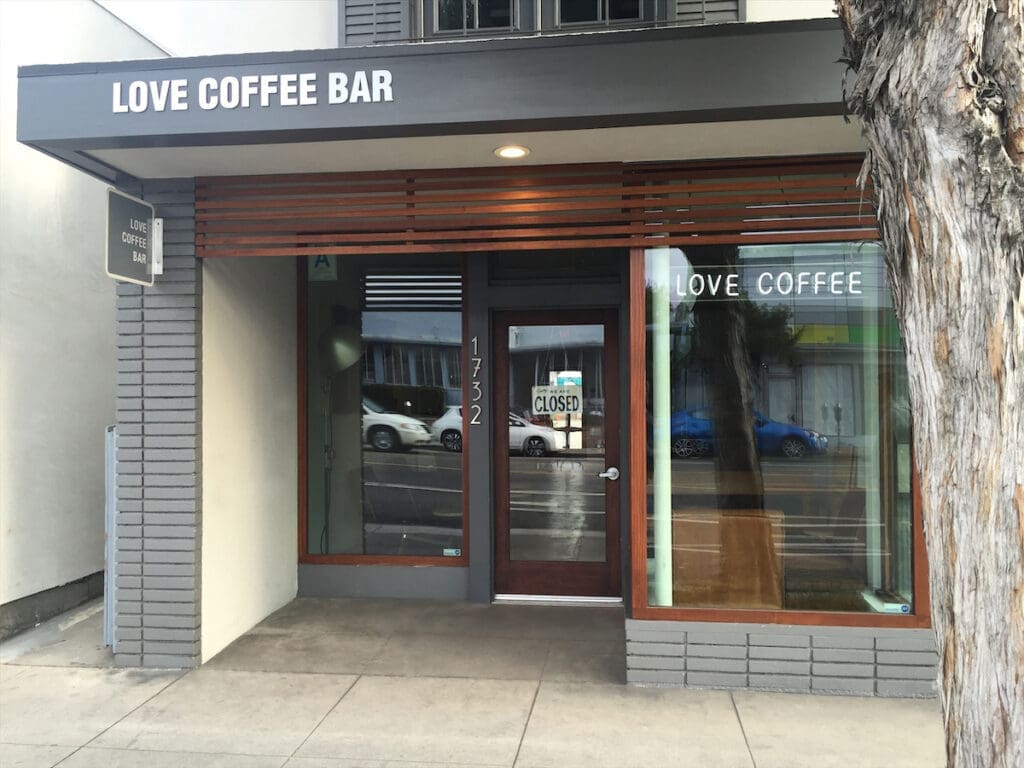 Pick up a honey lavender oat latte from Love Coffee Bar. 