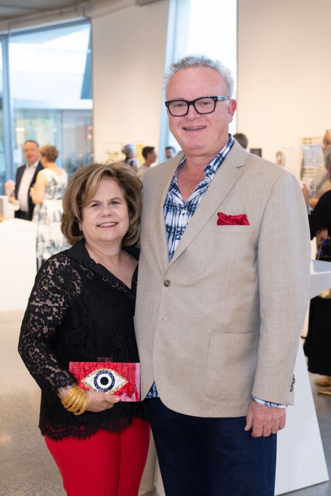 Mary & Bernie Arocha at the Glassell School of Art 'weird' gala  (Photo by Wilson Parish)