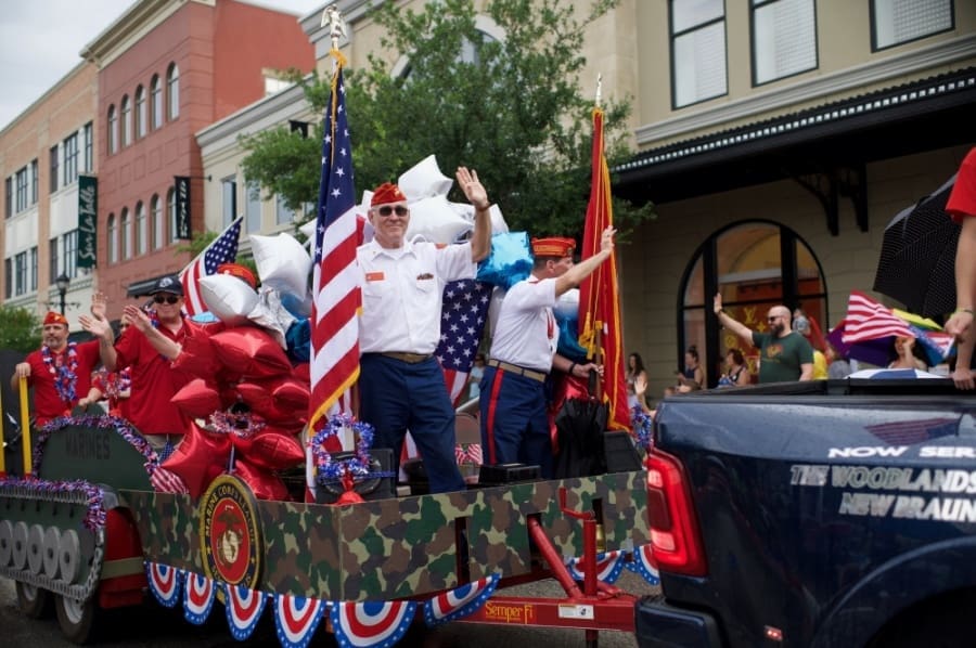 The 4th of July Parade travels a 1.3 mile route through Market Street and the Town Center. (Courtesy Market Street)