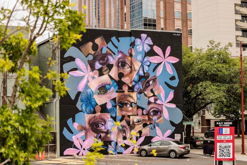 Towering Murals Create a Vibrant Street Art Wonderland In Downtown Houston — Artists Get a New Very Public Showcase