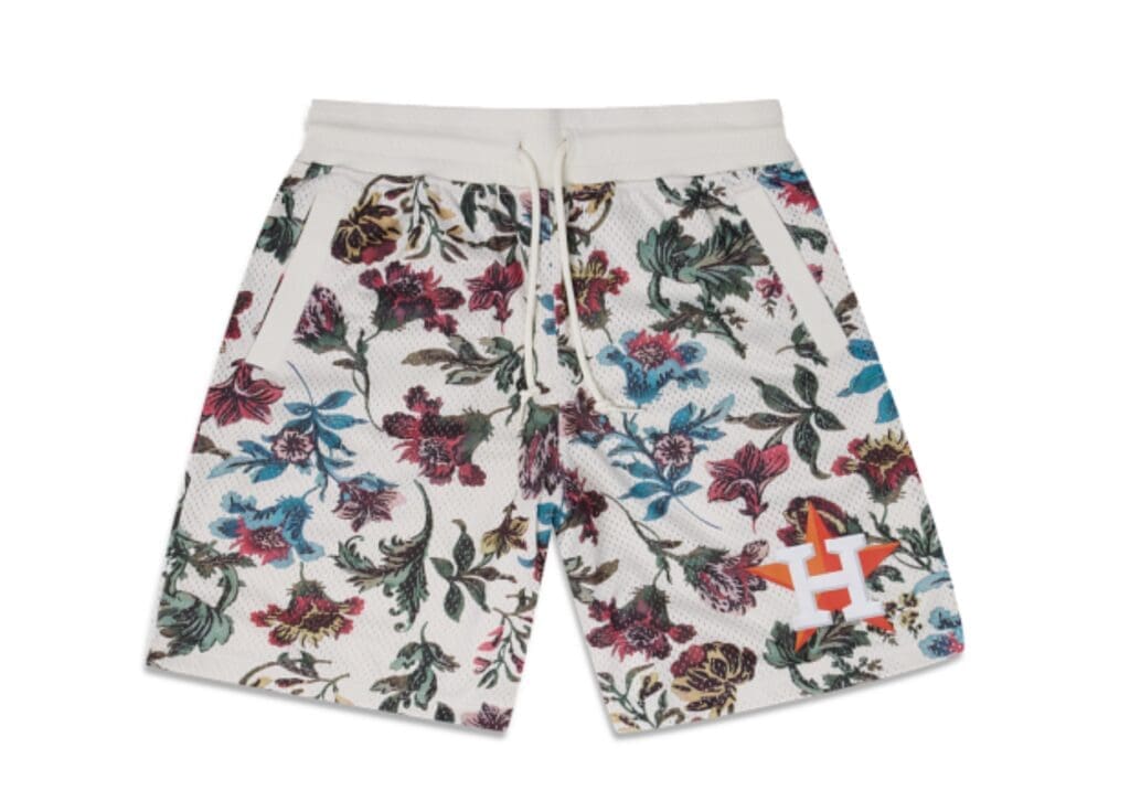 Houston Astros botanical shorts from New Era Cap. See the logo in the right corner of the sexy boxers.