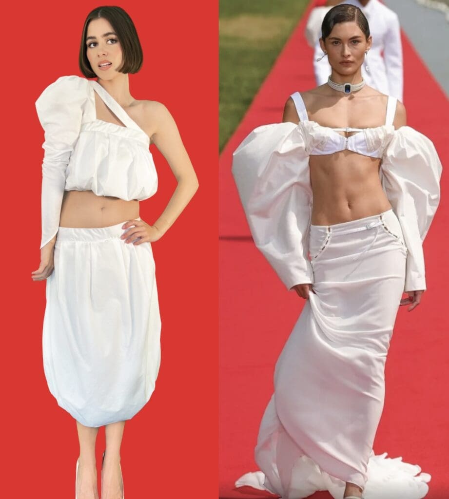 More looks of the Promise Dress, embracing fast fashion and sustainability, designed by Julia Davis.