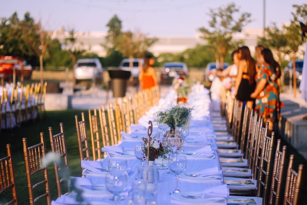 Tablescape at the SEBAS Foundation Live Fire Event  (Photo by AM Photography)