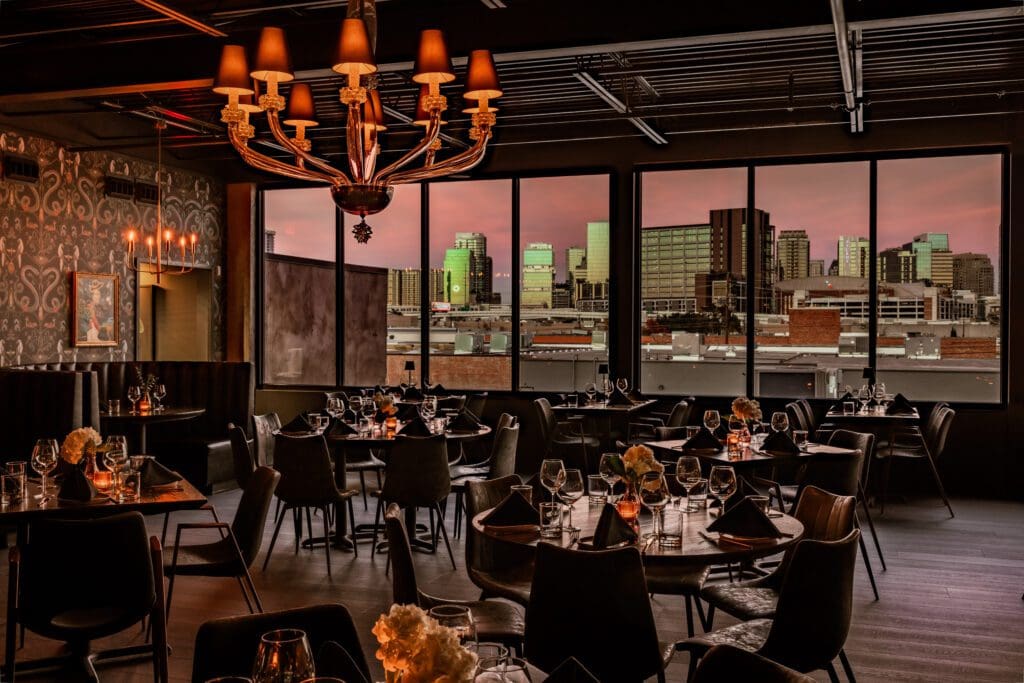 Modern Italian steakhouse The Saint recently moved to Dallas' Design District. (Photo by Samantha Marie Photography)