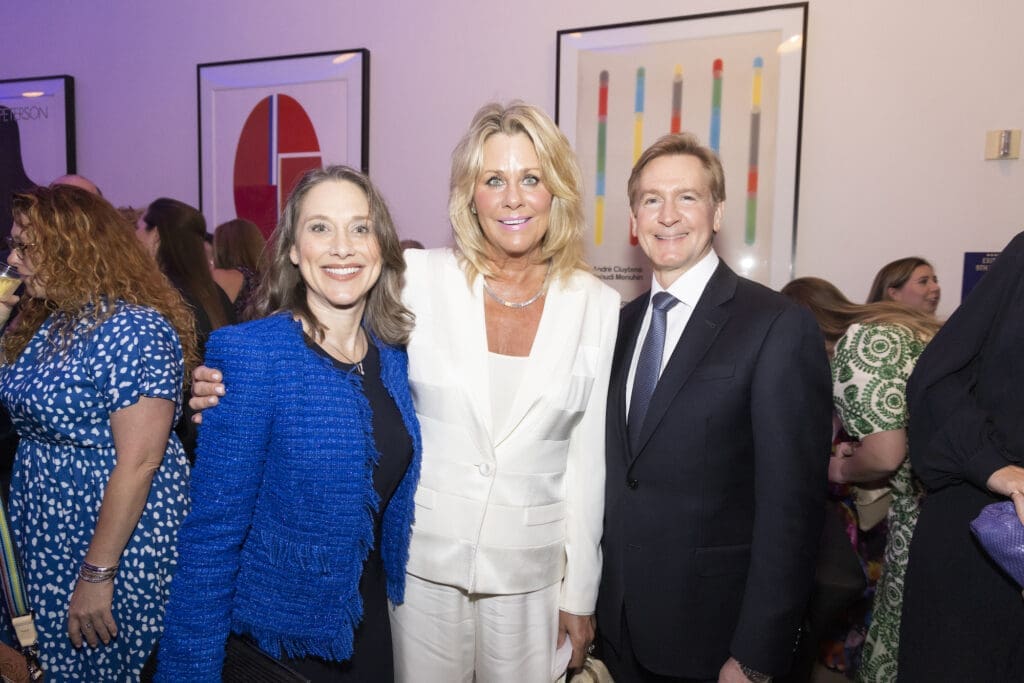 Vanessa Logan (TBT Executive Director), Renee Walsh, Tim O’Keefe (TBT Artistic Director). (Photo by Sharon Ellman)