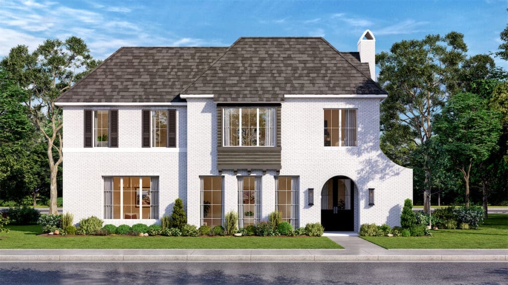 A rendering of a home in White Rock Bluff, courtesy of Robert Elliott Custom Homes
