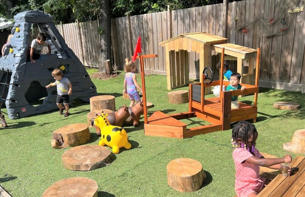 HeBrews Coffeehouse The Woodlands has taken the idea of having a cup of coffee as a social event with family and friends to a new level by including a playground area for children to play. (Photo courtesy HeBrews Coffeehouse)

