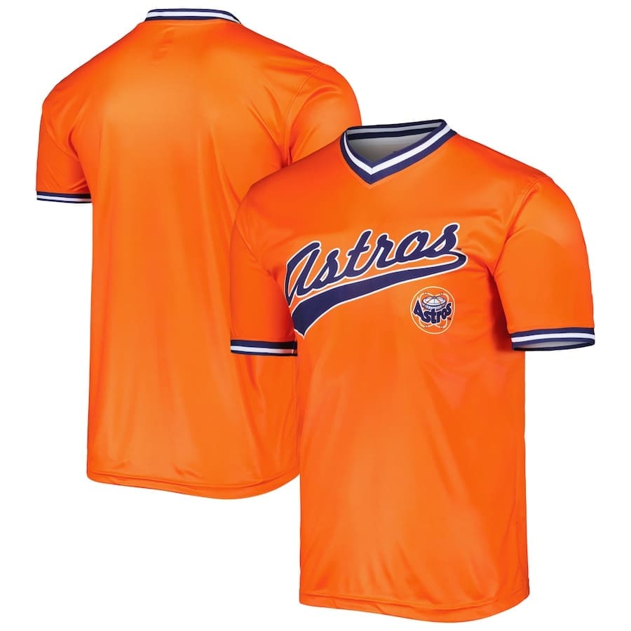 Houston Astros orange jerseys can be seen chock-a-block at Minute Maid Park.