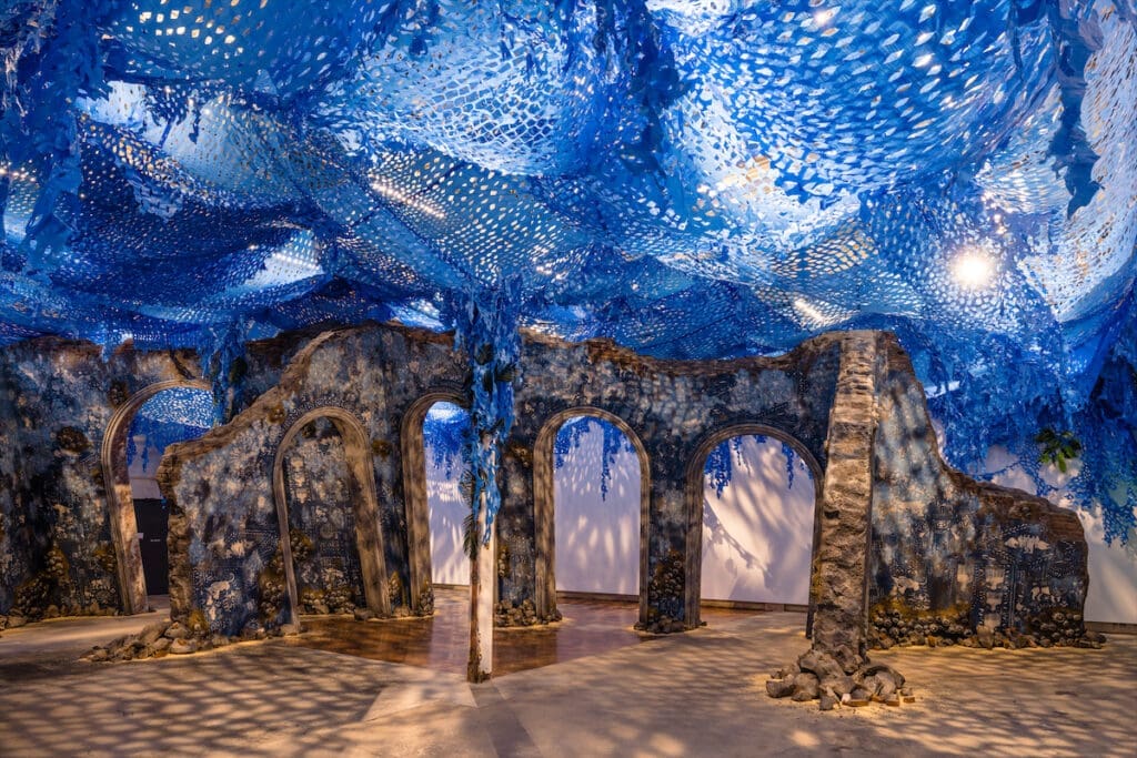Firelei Báez’s "To breathe full and free: a declaration, a re-visioning, a correction," 2022-2023, at The Momentary.