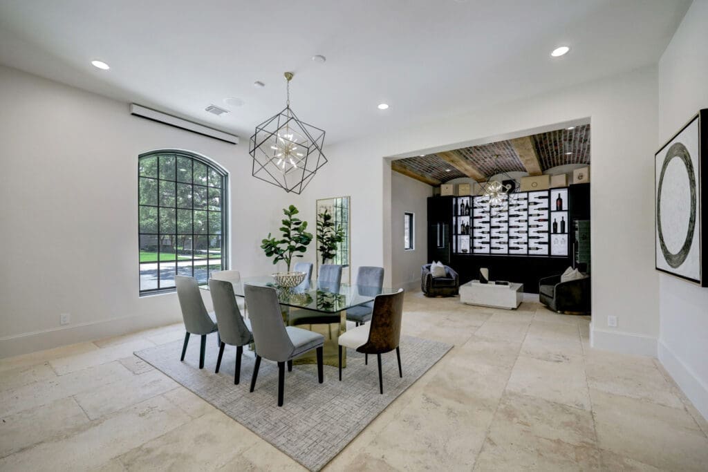 The formal dining room at 5620 Bordley. (Photo by TK Images)
