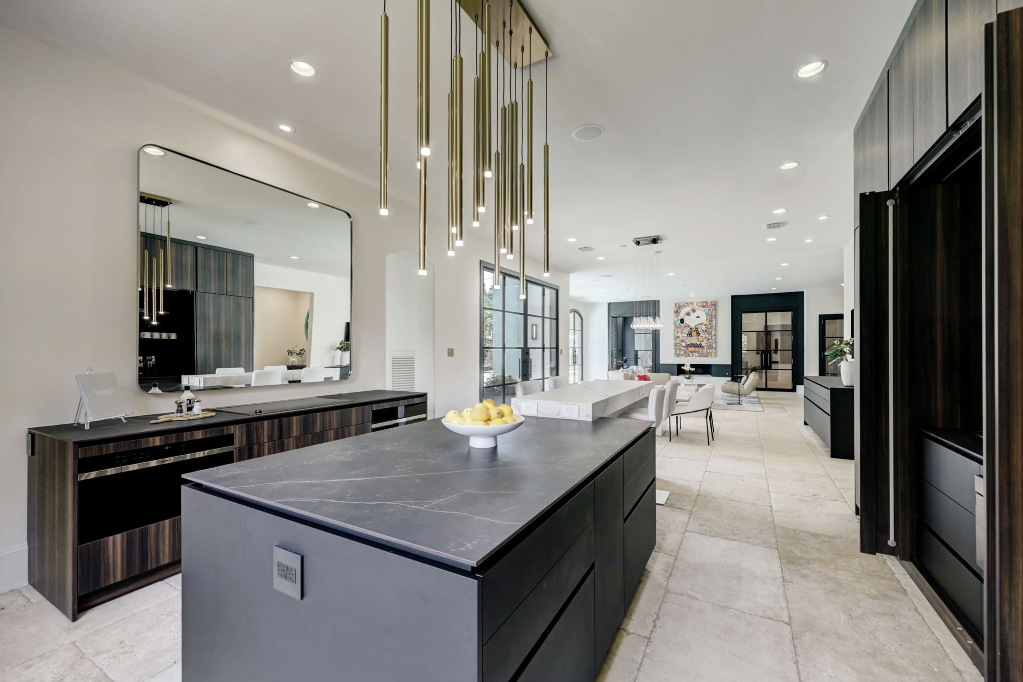 The uber modern kitchen at 5620 Bordley. (Photo by TK Images)
