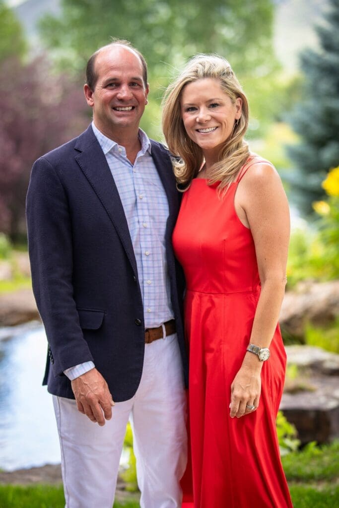 Curtis & Monica Bickers at the Memorial Hermann Foundation friend-raising events in Aspen. (Photo by Cathy Miller)