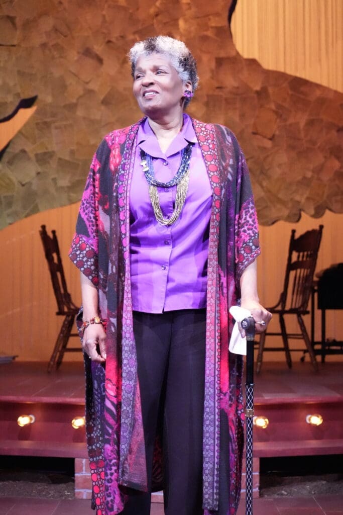 Elizabeth Flax in Ensemble Theatre's production of "Phenomenal Woman: Maya Angelou" (Photo by Aesthetic Alkhemy)