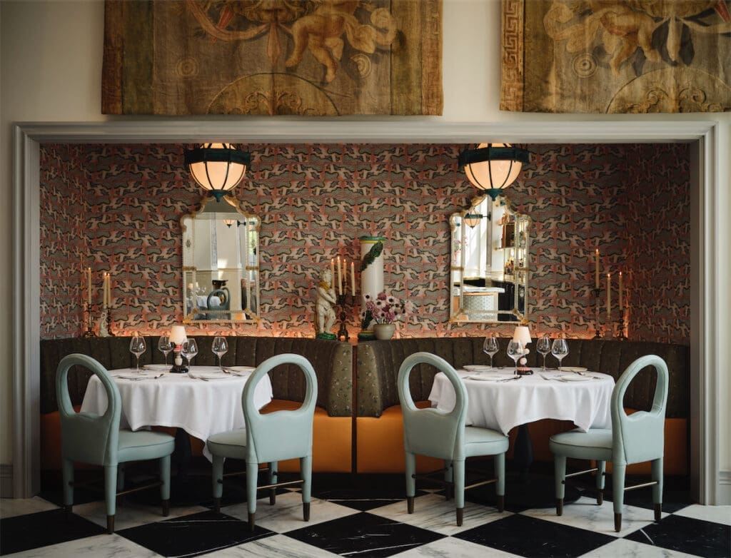 Duro Hospitality's latest concept Mister Charles is now open on Knox Street. (Photo by Douglas Friedman)