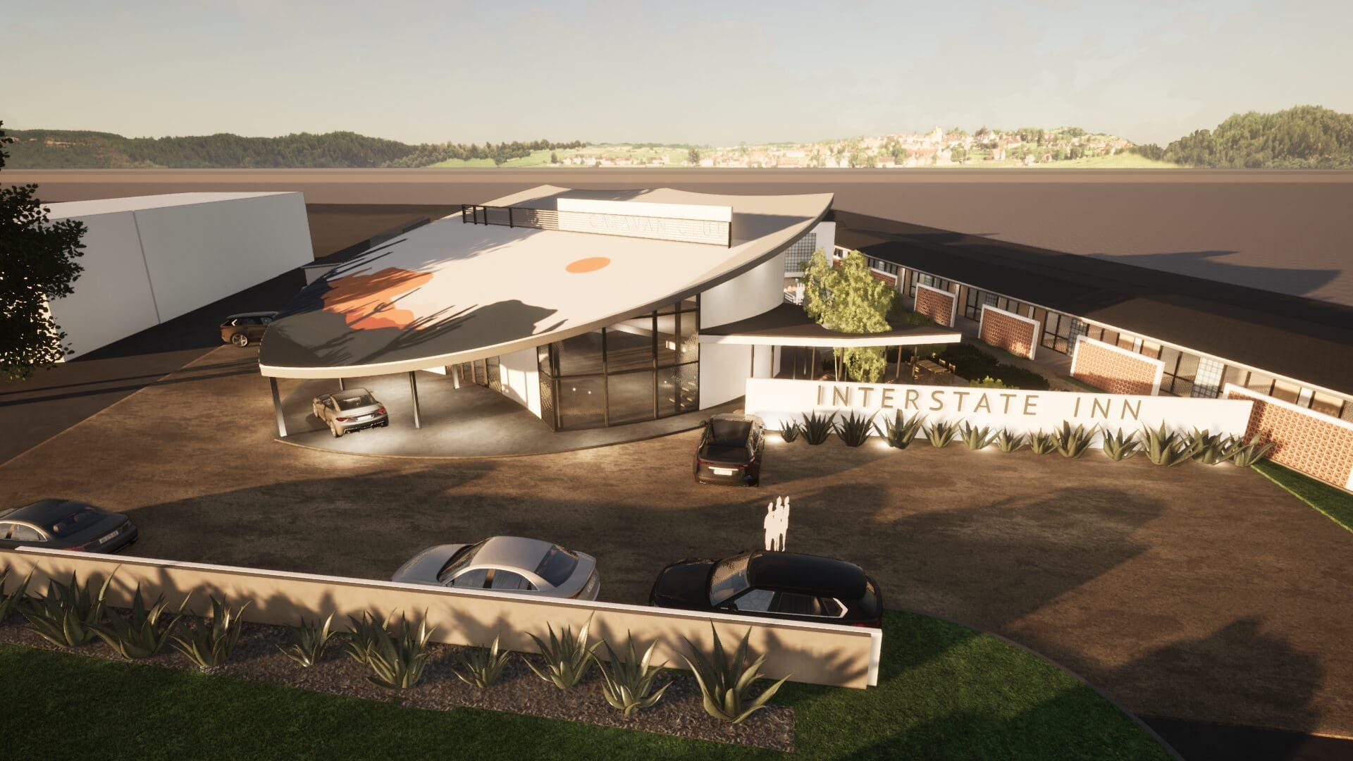 The vision for the new Interstate Inn in Stephenville will make a Mod statement