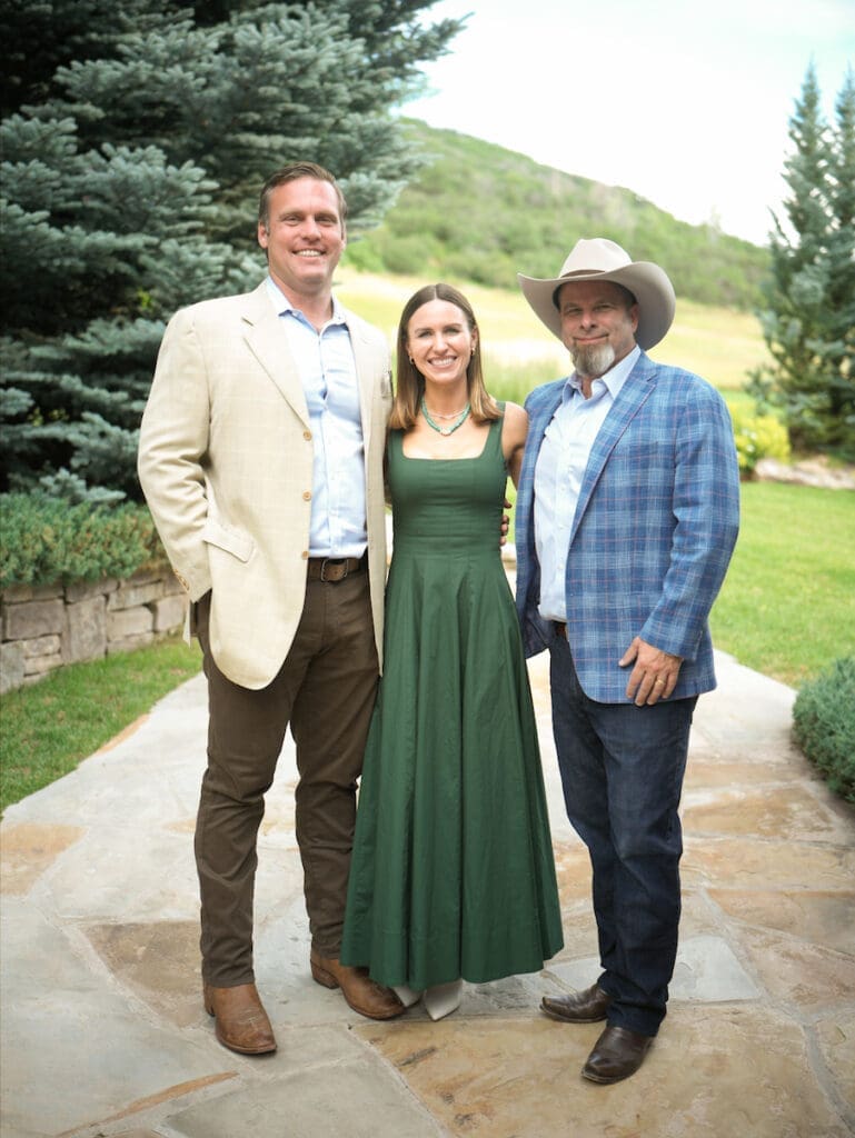 Joe & Jen Savery, Dr. Jamie McCarthy at the Memorial Hermann Foundation friend-raising events in Aspen. (Photo by Daniel Ortiz)