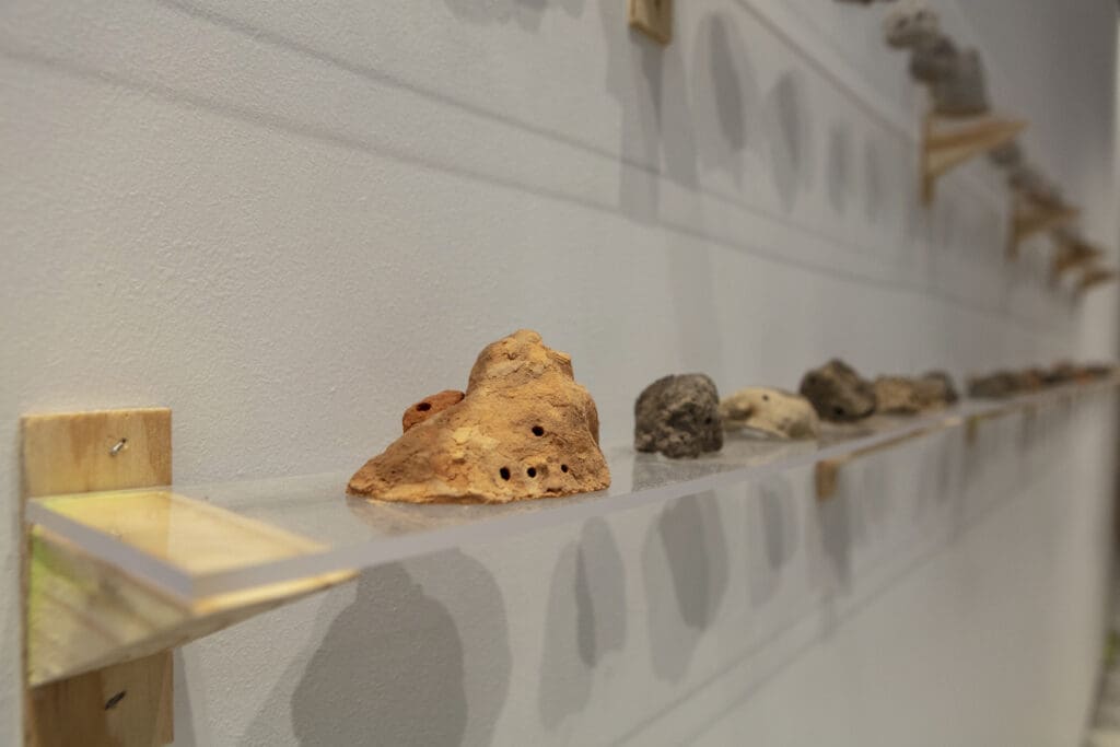 Patrick Renner's "Once & Future Architecture" Exhibition at the Architecture Center Houston  (Photo by Emily Peacock)