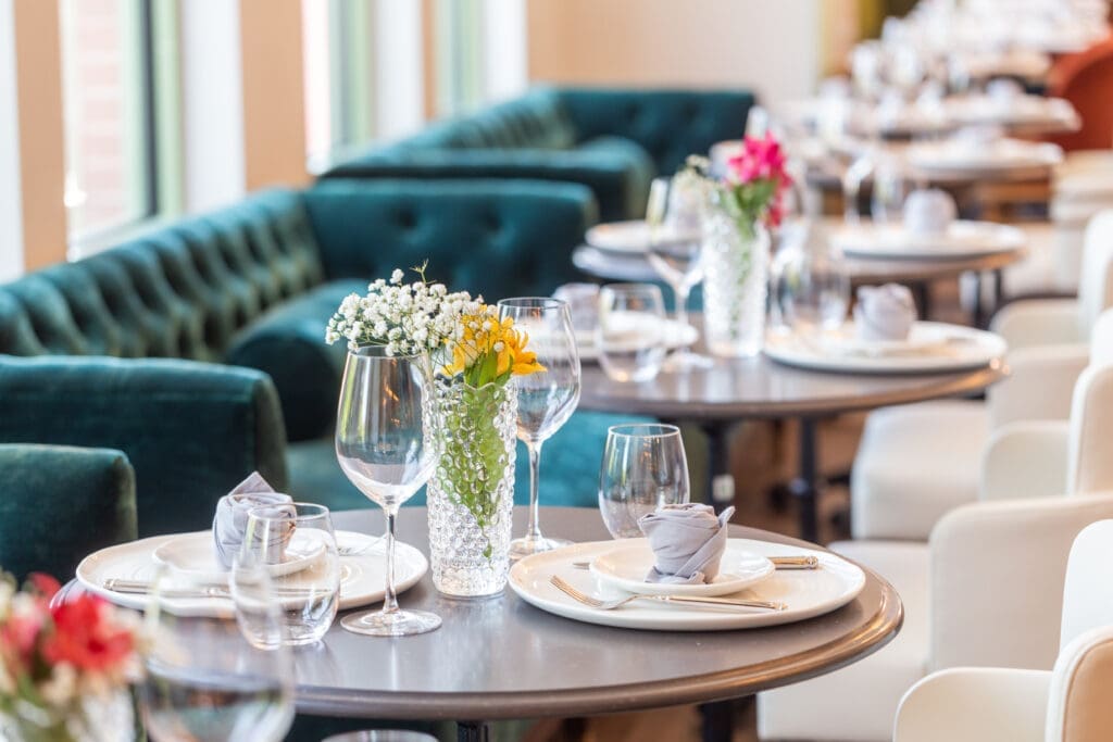 Elevate date night with dinner at The Audrey followed by a movie at Reel Luxury Cinemas. 