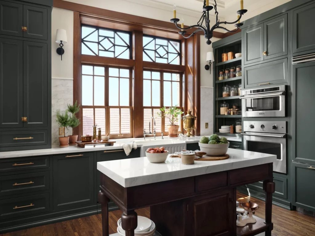 The home's fully functional show kitchen. (Photo by Lisa Petrol)