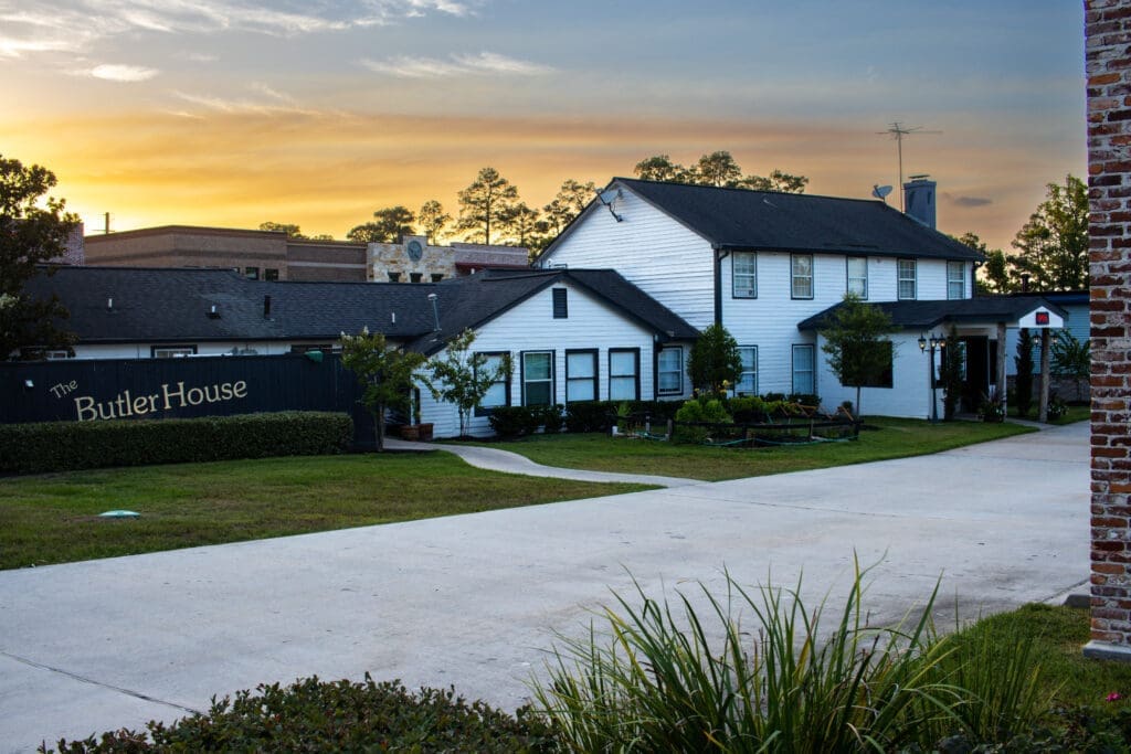 The Butler House's logo was designed by Marina's daughter April.