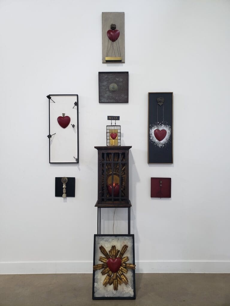 Collection by Victor Rojas at "Multi-Zen-Sery" at The Alta Arts (Photo by Brittany Ellis)