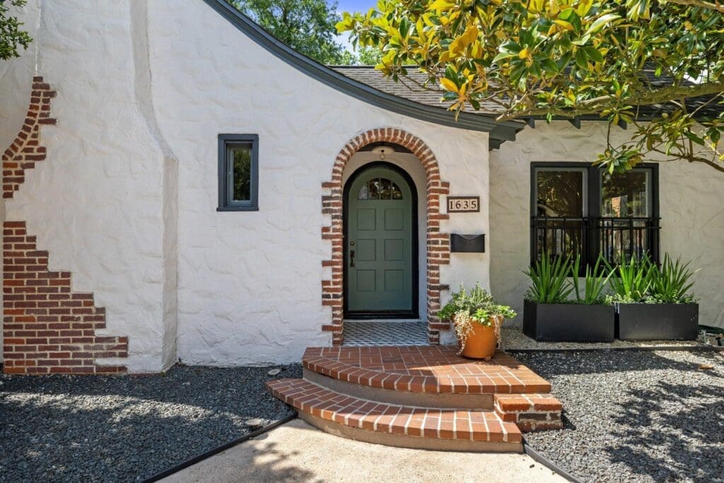 The bungalow at 1635 Hawthorne in Houston's Montrose neighborhood is for sale, priced at $850,000.  (Photo by Josh Gremillion for Martha Turner Sotheby's International Realty )
