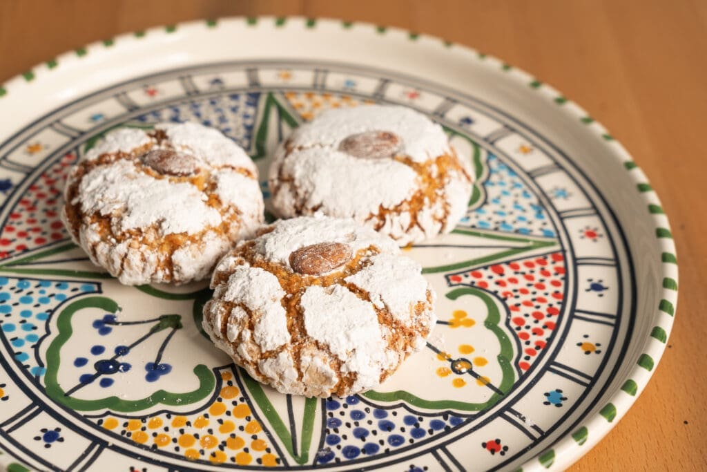 Sweet endings include a Moroccan almond and peanut cookie, one that happens to also be gluten-free.  (Photo by Photos by ZOA's Shawn Chippendale)