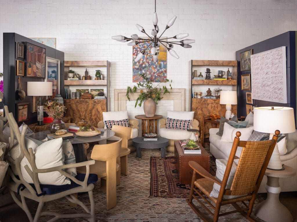 The Angeline Guido Design vignette at Thrift Studio 2023.  (Photo by Aaron Dougherty)