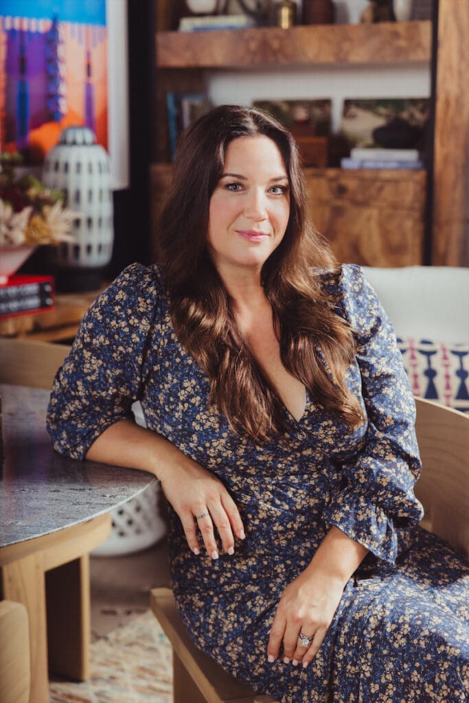 Designer Angeline Guido at Thrift Studio 2023 in Dallas.  (Photo by Aaron Dougherty)