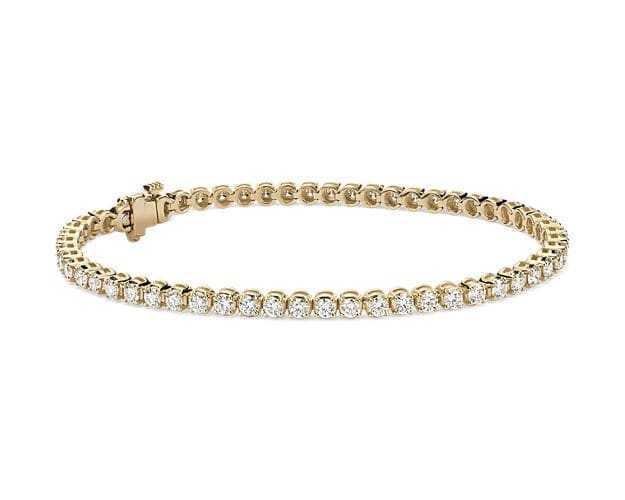 Diamond Tennis Bracelet In 14k Yellow Gold