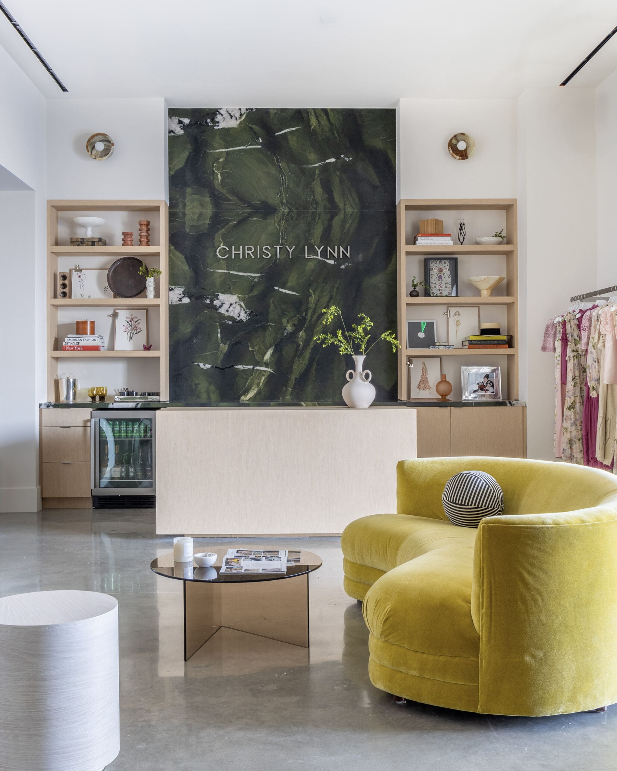 The Christy Lynn flagship in Memorial Villages includes design by Ashton Taylor Oberhauser. (Photo by Jordan Geibel)