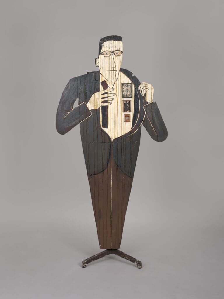 Edward Kienholz's "Walter Hopps Hopps Hopps," 1959 (Photo by Caroline Philippone. © Kienholz. Courtesy of L.A. Louver, Venice, CA.)