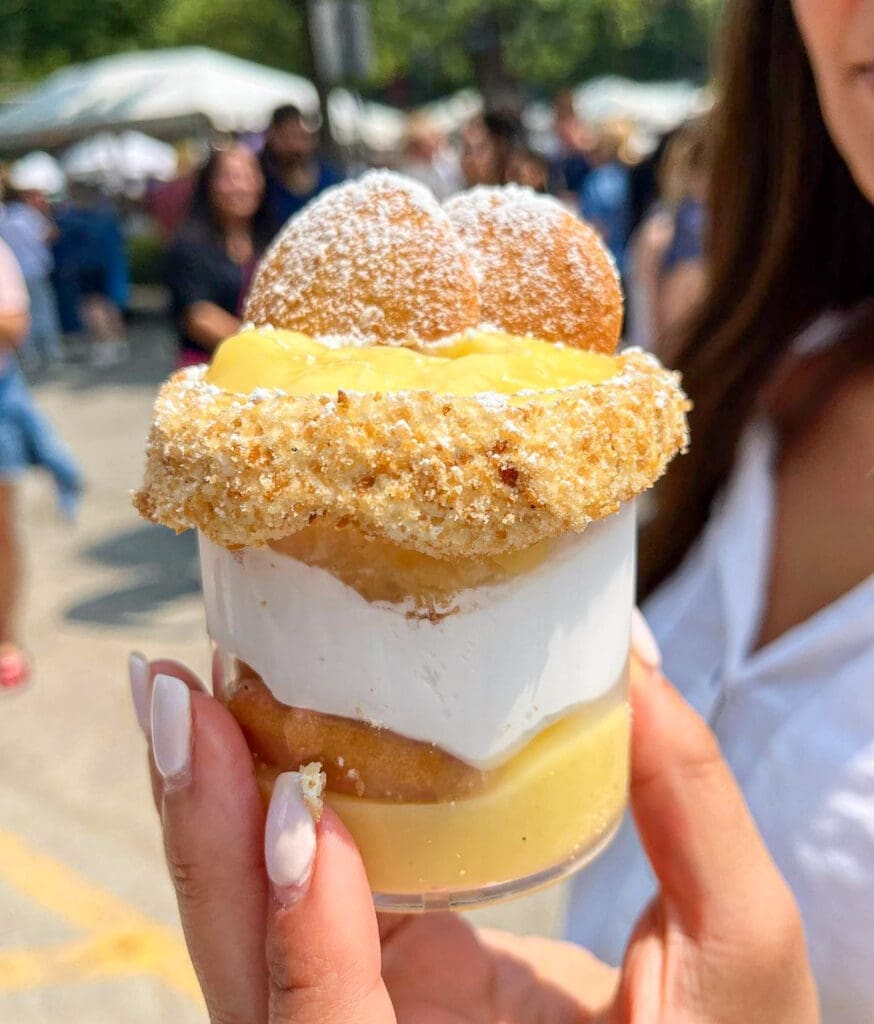 Banana cream pie will be available soon at Trinity Commons, when JARS by Fabio Viviani opens later this year.