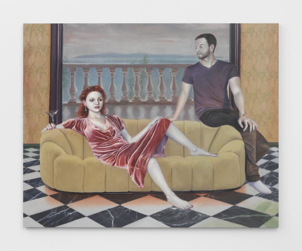 Hannah Murray's "The Couch," 2022, at Marinaro (Courtesy Matt Grubb and Marinaro)