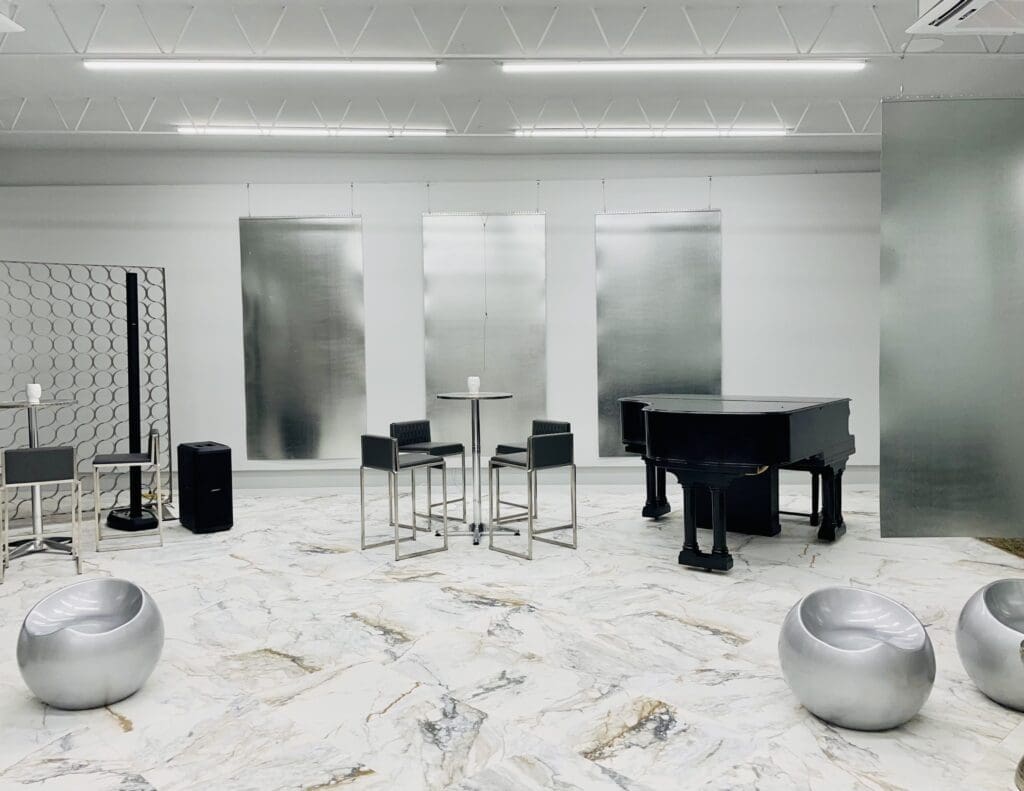 The gathering space can be configured for many types of events in including fashion shows. (Photo by Courtney Dabney)
