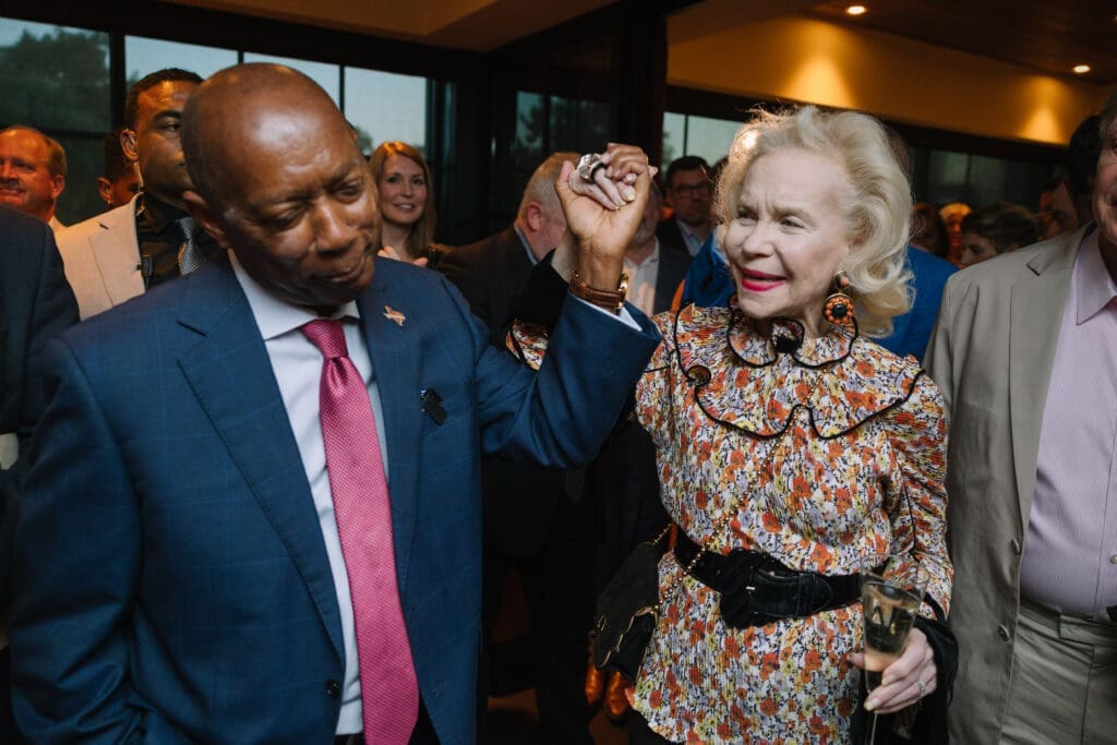 Beyond Lavish Party at Steak 48 Is a Win For the Houston Arts and Departing Mayor Sylvester Turner