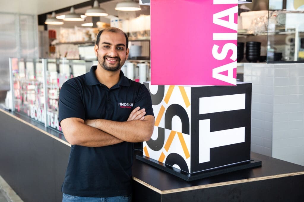 Houston partner Avez Maredia has helped bring Houston its first Tin Drum restaurant. (Photo by Becca Wright)
